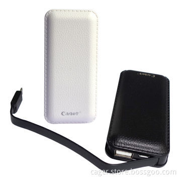 Built-in Cable 5000mAh Portable Charger for Samsung or Other Cellphones